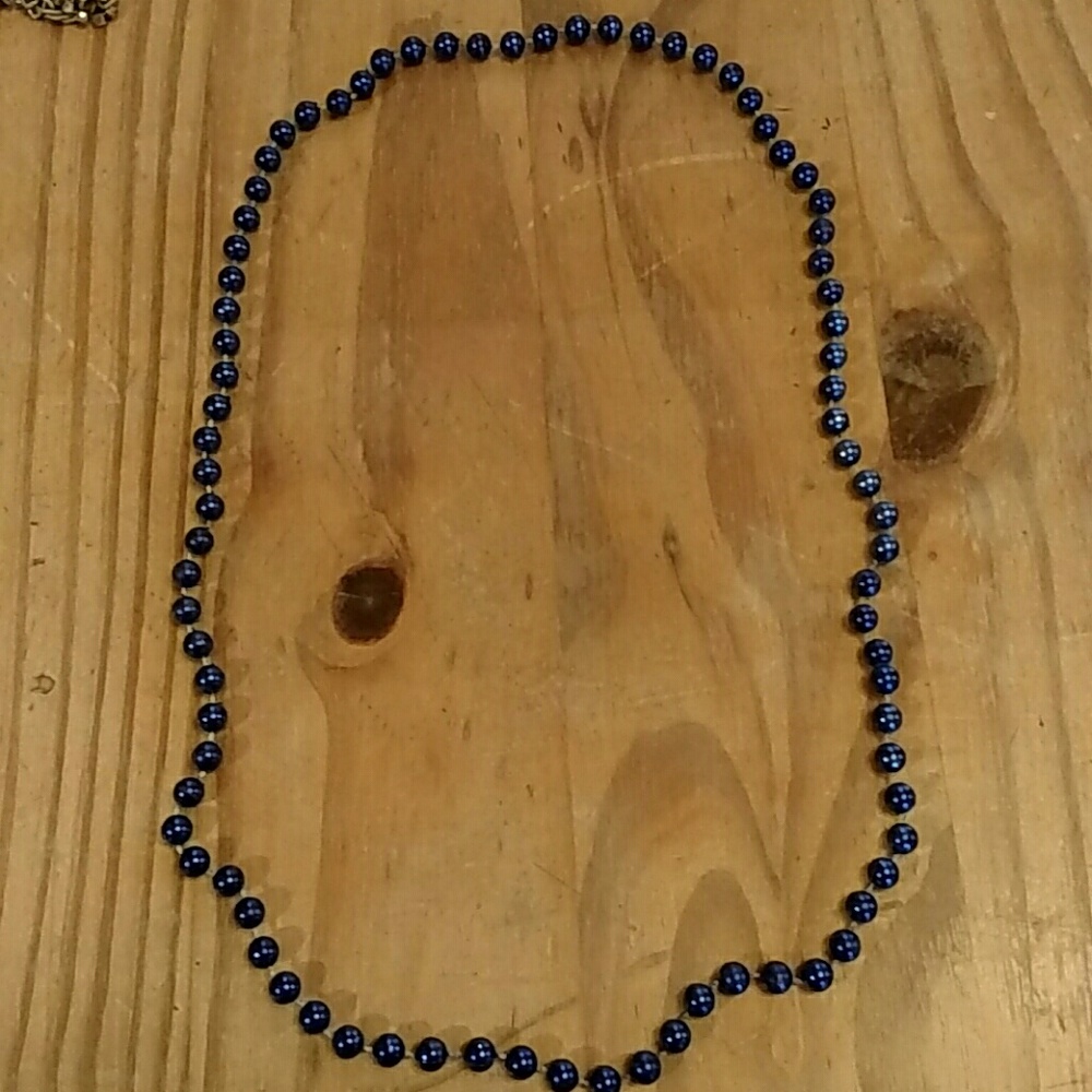 Blue party beads!! New Year's Eve, Mardi Gras, etc